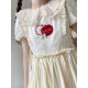 Miss Point Chubby Fox In The Forest Apple Embroidered Overdress(2nd Reservation/Full Payment Without Shipping)